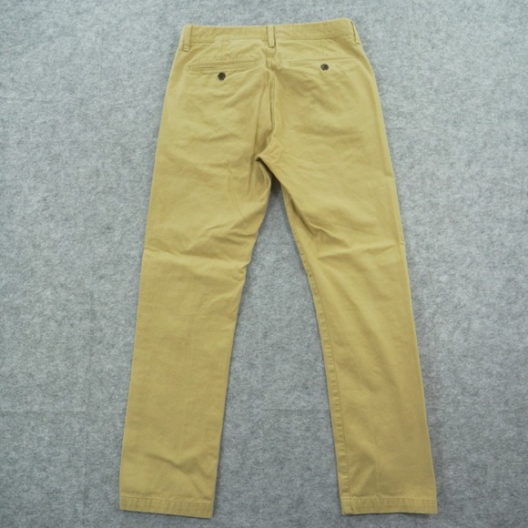 Acne Pants Mens 29 Beige Khaki Chino Roc Twill Flat Front Mid Rise Zip Fly - Picture 2 of 12